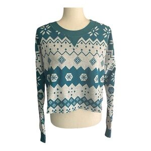 NWOT-COLSIE-FLEECE CROPPED LOUNGE TOP-MEDIUM & XS